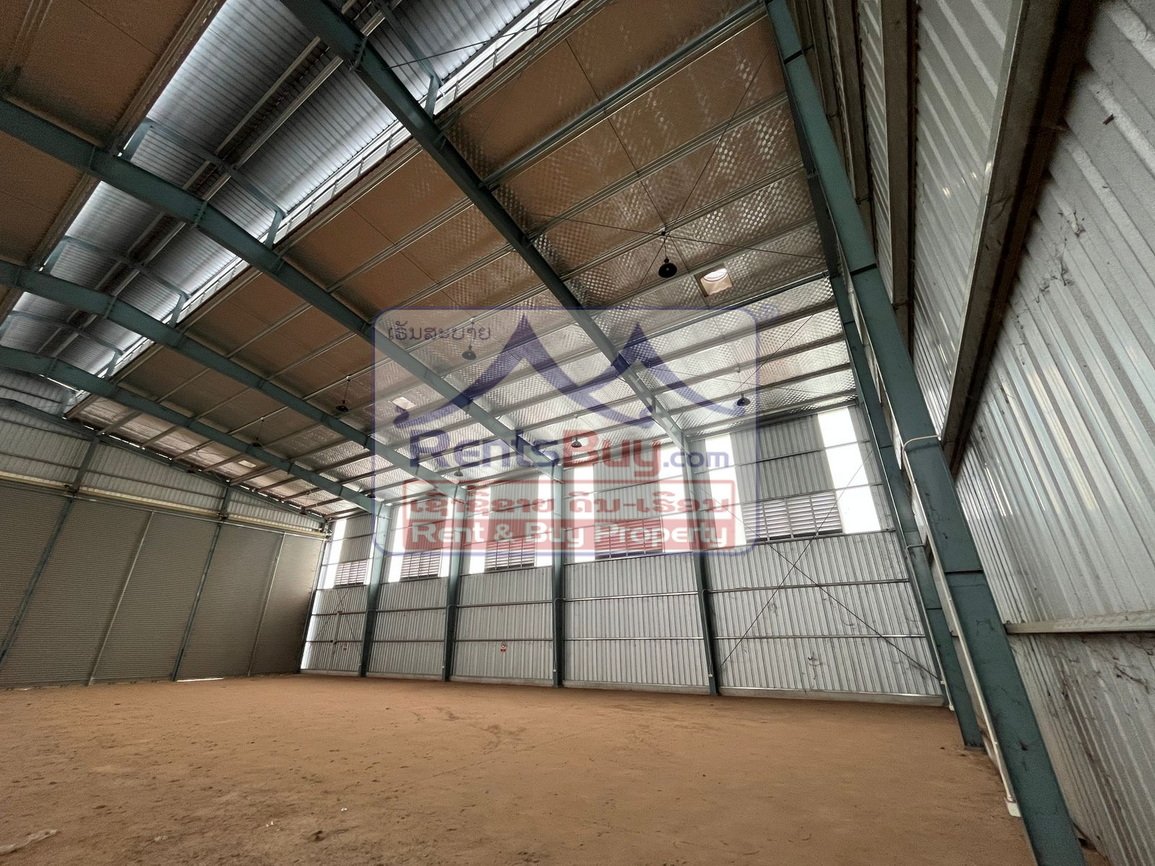 6622-Prime Roadside Commercial Property for Rent in Nonkhor – 900m² Warehouse + Villa-Style Residence in High-Traffic Growth Zone