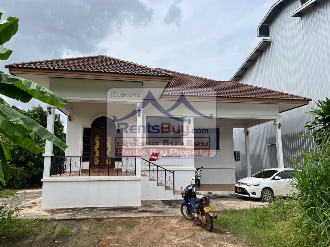 6622-Prime Roadside Commercial Property for Rent in Nonkhor – 900m² Warehouse + Villa-Style Residence in High-Traffic Growth Zone