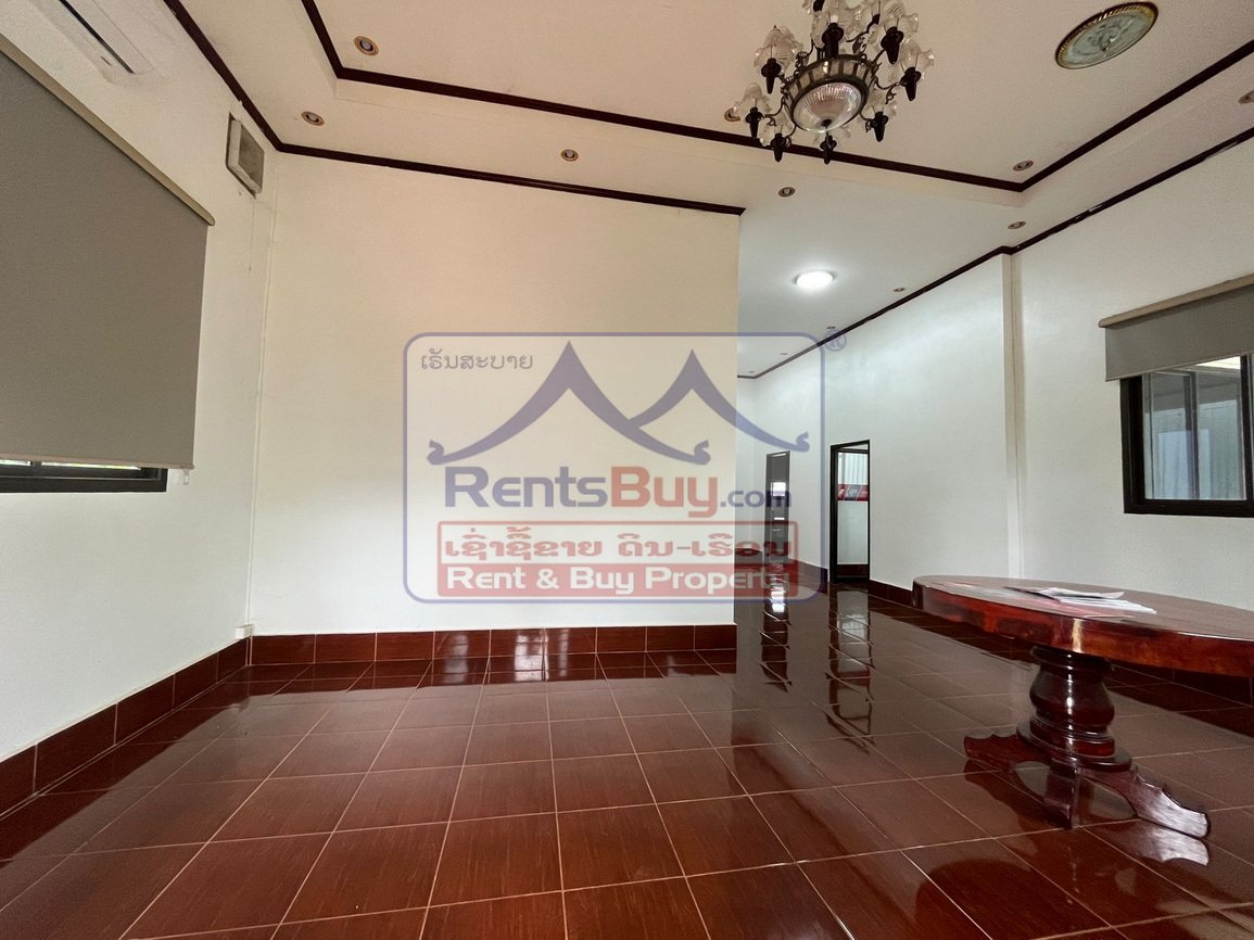 6622-Prime Roadside Commercial Property for Rent in Nonkhor – 900m² Warehouse + Villa-Style Residence in High-Traffic Growth Zone