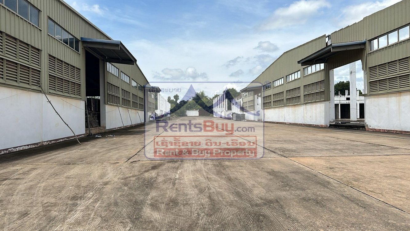 6600-Strategic 10 Hectare Industrial Site with Warehouses – Sikhottabong, Vientiane