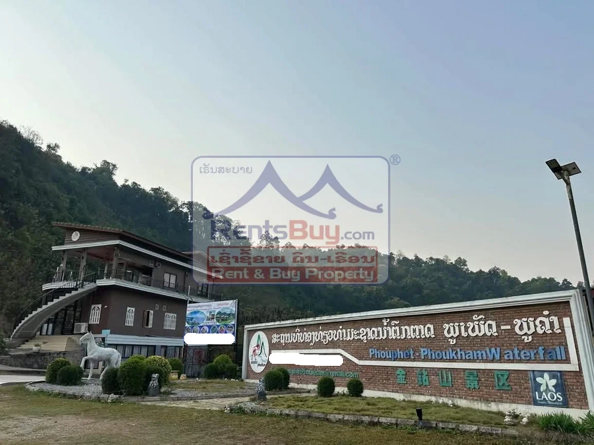 Bussinessforsale01 6692-Exceptional Eco-Tourism Property for Sale at Phou Phet – Phou Kham Waterfall, Luang Namtha, Laos