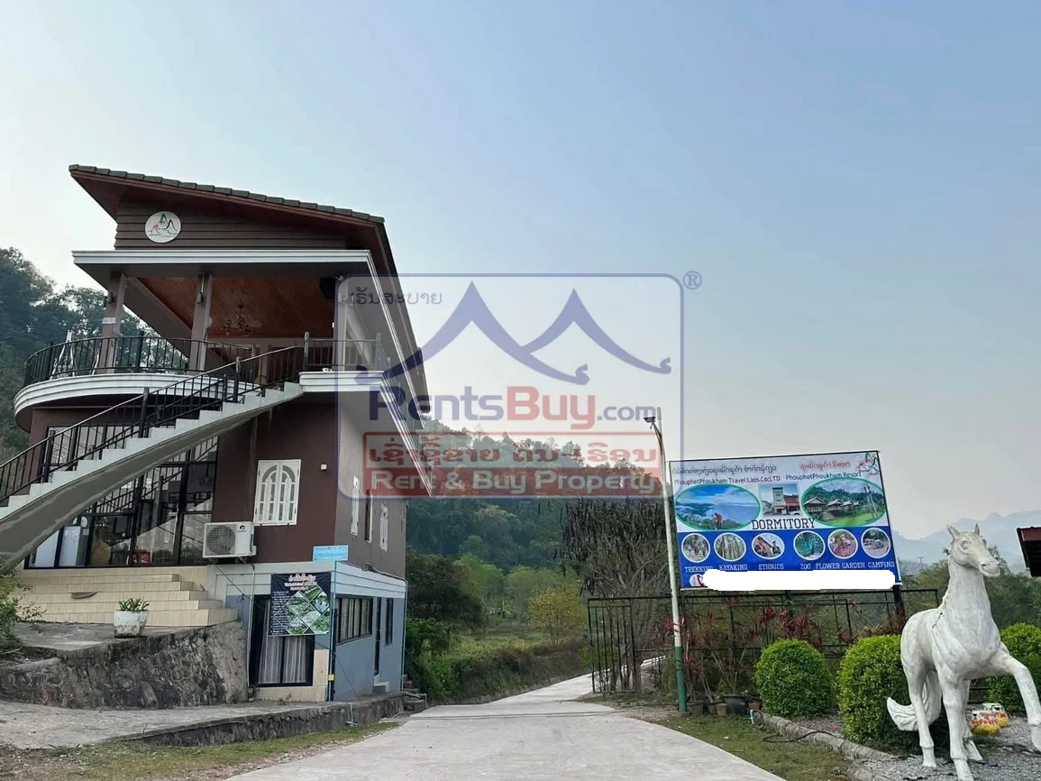 Bussinessforsale05 6692-Exceptional Eco-Tourism Property for Sale at Phou Phet – Phou Kham Waterfall, Luang Namtha, Laos
