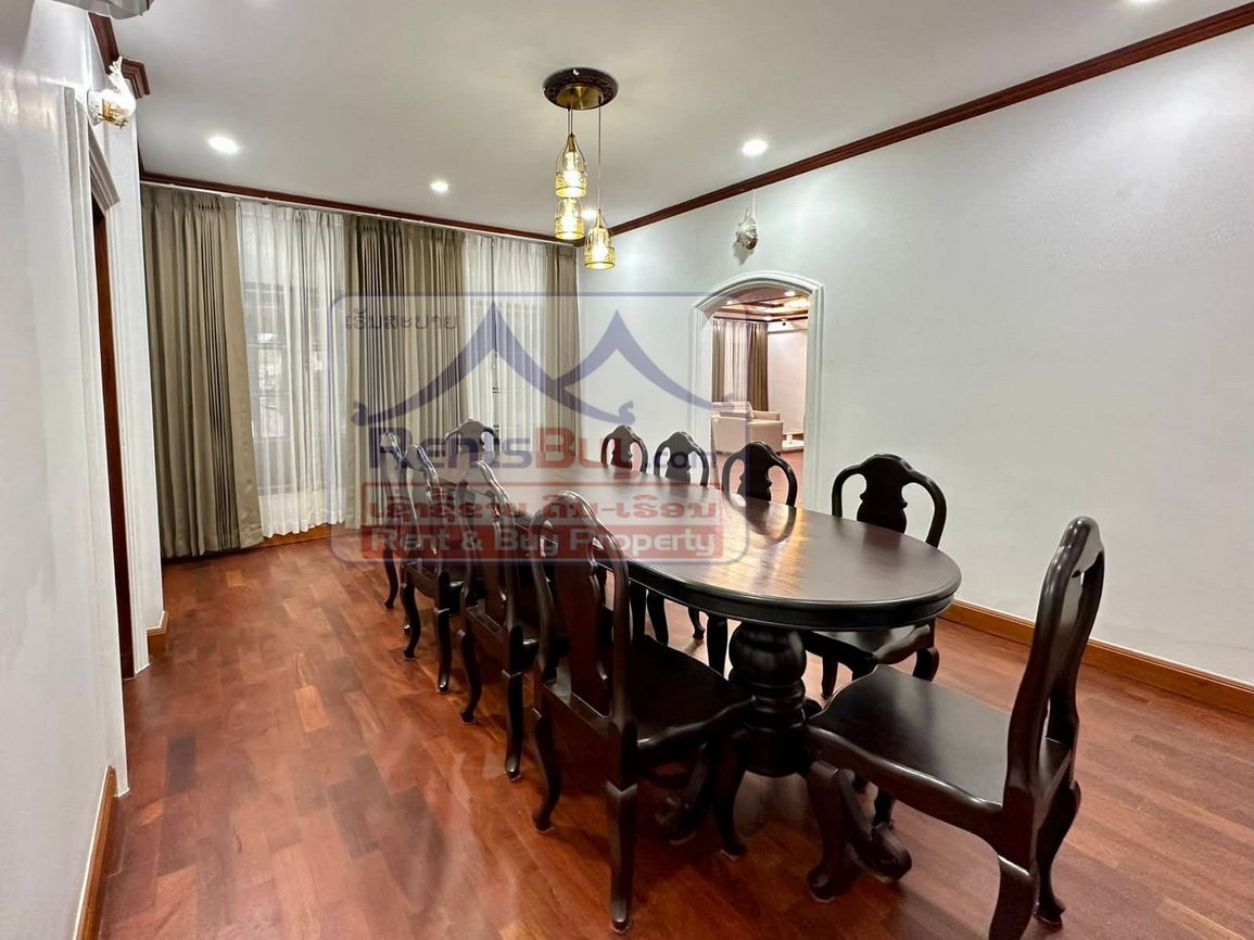 6686-Spacious Fully Furnished House for Rent – Near 103 Hospital, Sisattanak District, Vientiane Capital