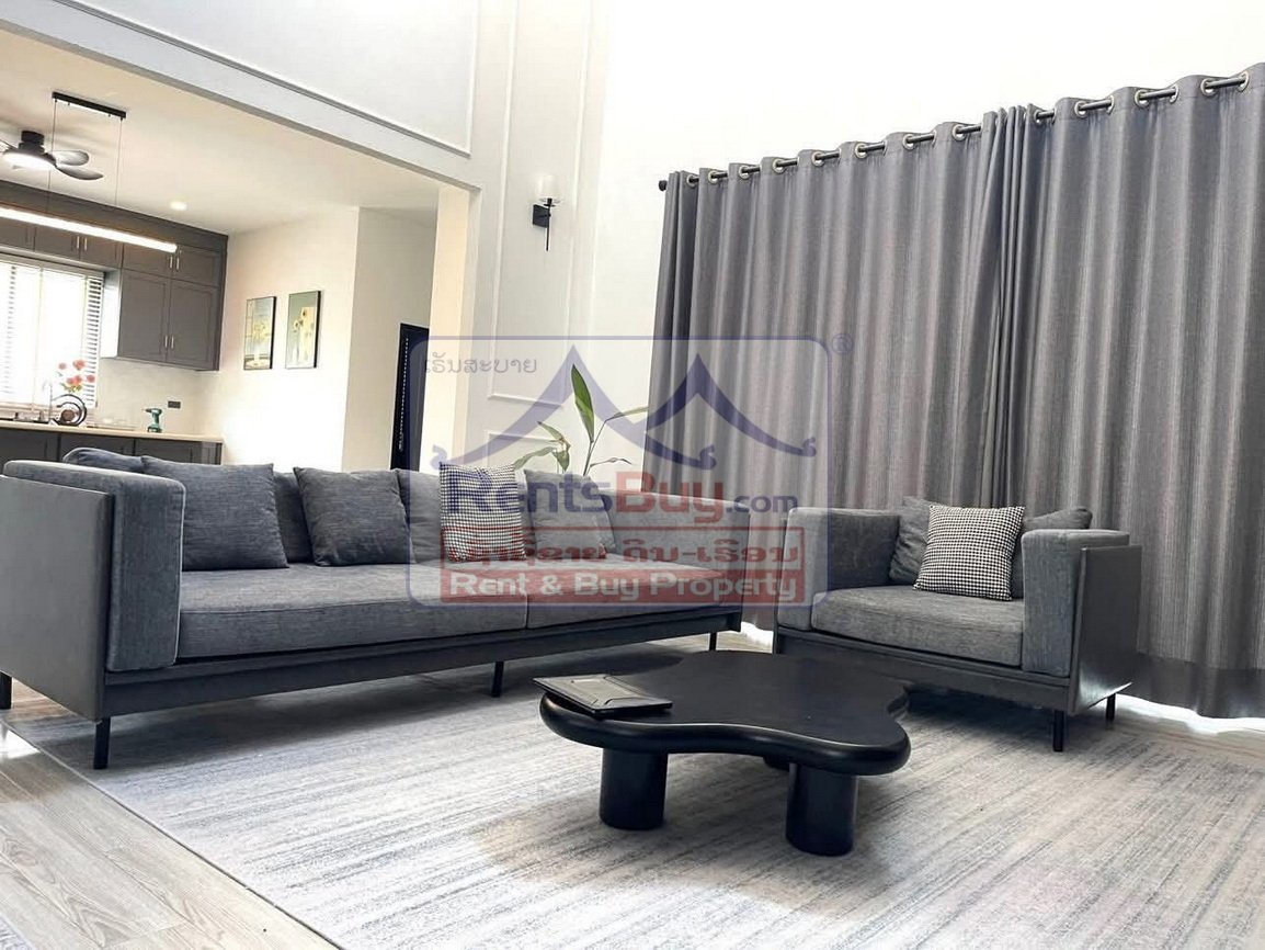 6705-Stylish 3-Bedroom Luxury Home in Sisattanak, Vientiane – Fully Furnished, $2,500/month