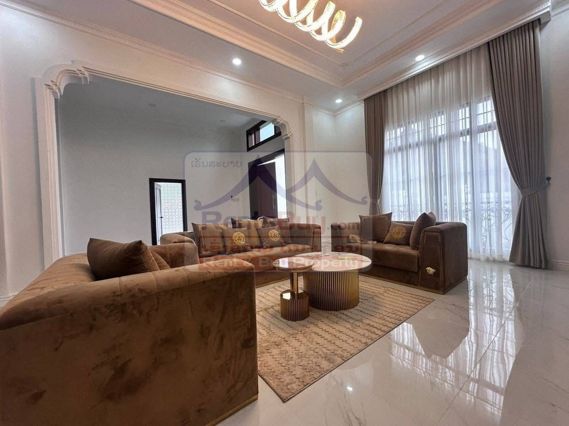 Houseforrent02 6694-Exclusive 5-Bedroom Luxury Villa for Rent Near Thai Embassy – $4,500/Month