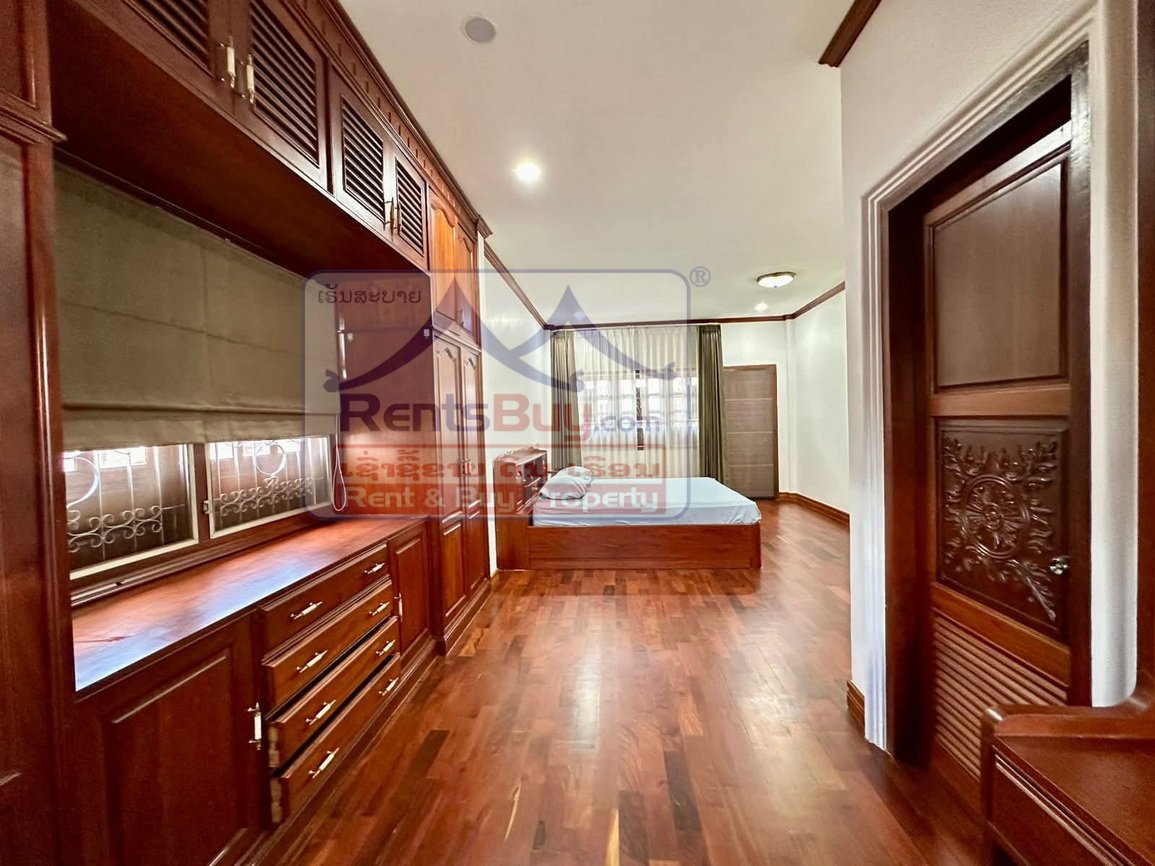 6686-Spacious Fully Furnished House for Rent – Near 103 Hospital, Sisattanak District, Vientiane Capital