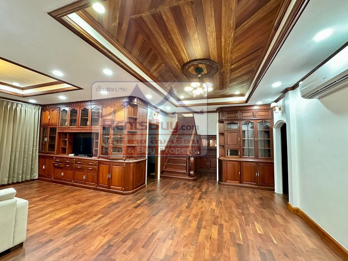 6686-Spacious Fully Furnished House for Rent – Near 103 Hospital, Sisattanak District, Vientiane Capital