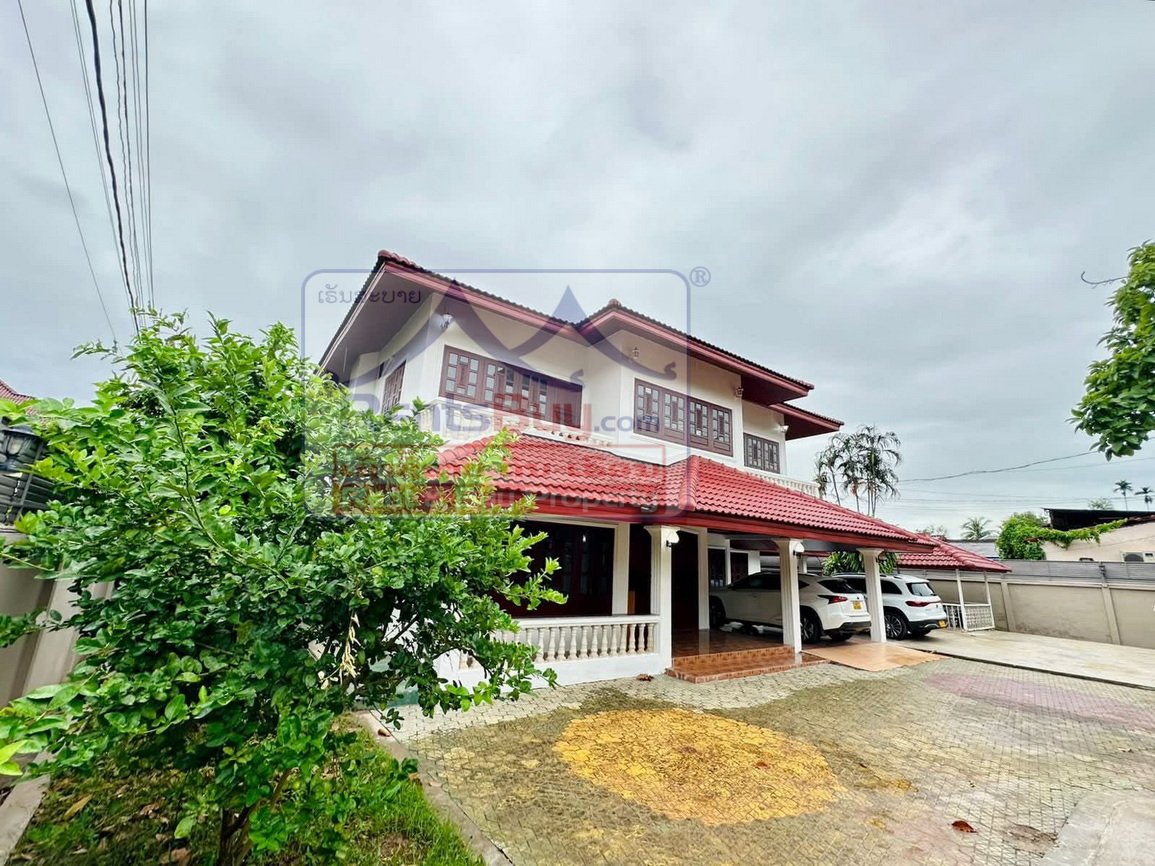 6686-Spacious Fully Furnished House for Rent – Near 103 Hospital, Sisattanak District, Vientiane Capital