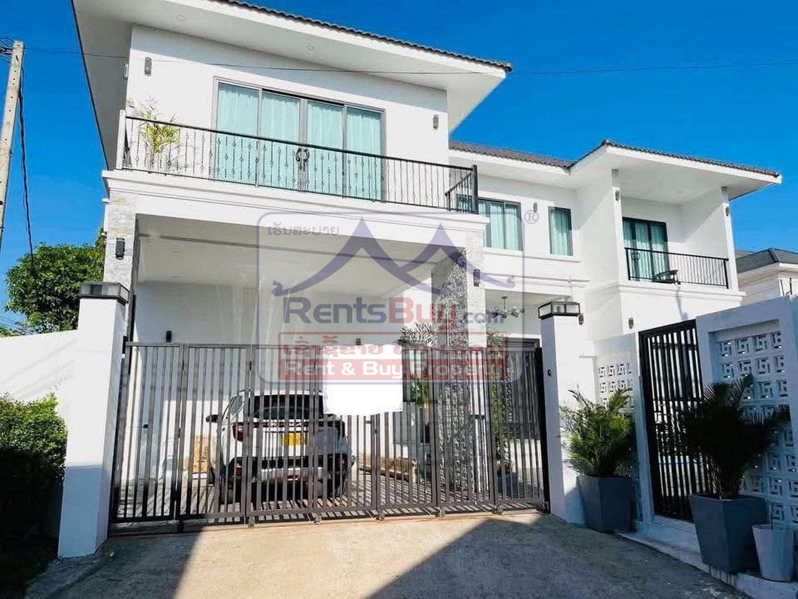 6705-Stylish 3-Bedroom Luxury Home in Sisattanak, Vientiane – Fully Furnished, $2,500/month
