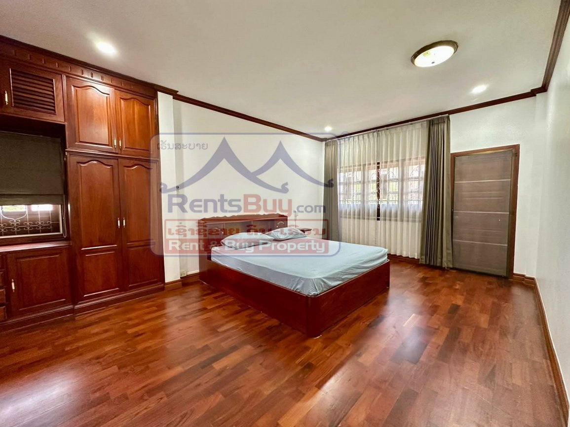 6686-Spacious Fully Furnished House for Rent – Near 103 Hospital, Sisattanak District, Vientiane Capital