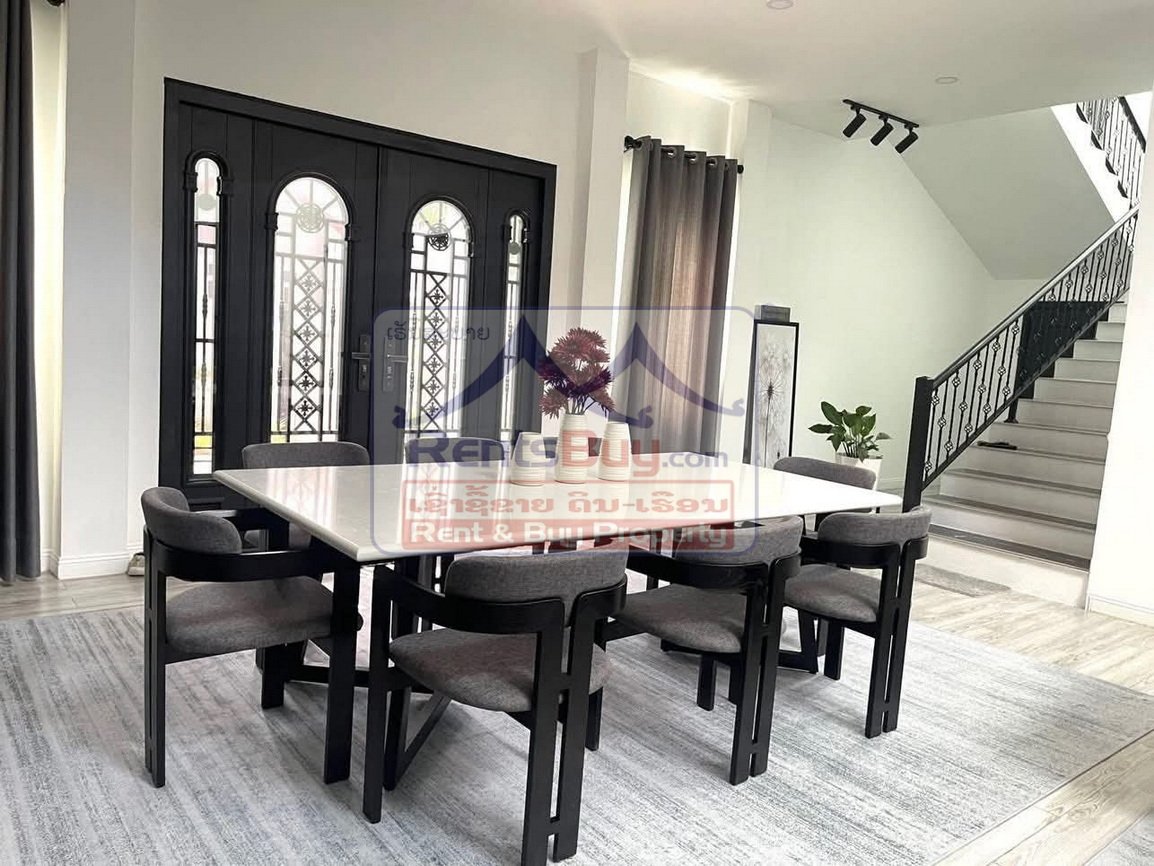 6705-Stylish 3-Bedroom Luxury Home in Sisattanak, Vientiane – Fully Furnished, $2,500/month