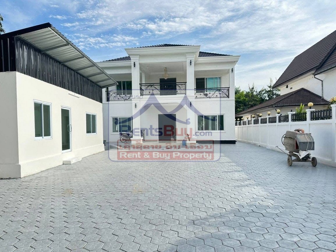 6702-Luxury 5-Bedroom Villa for Sale Near Beerlao Company – 99.9% Completed, Prime Location in Vientiane