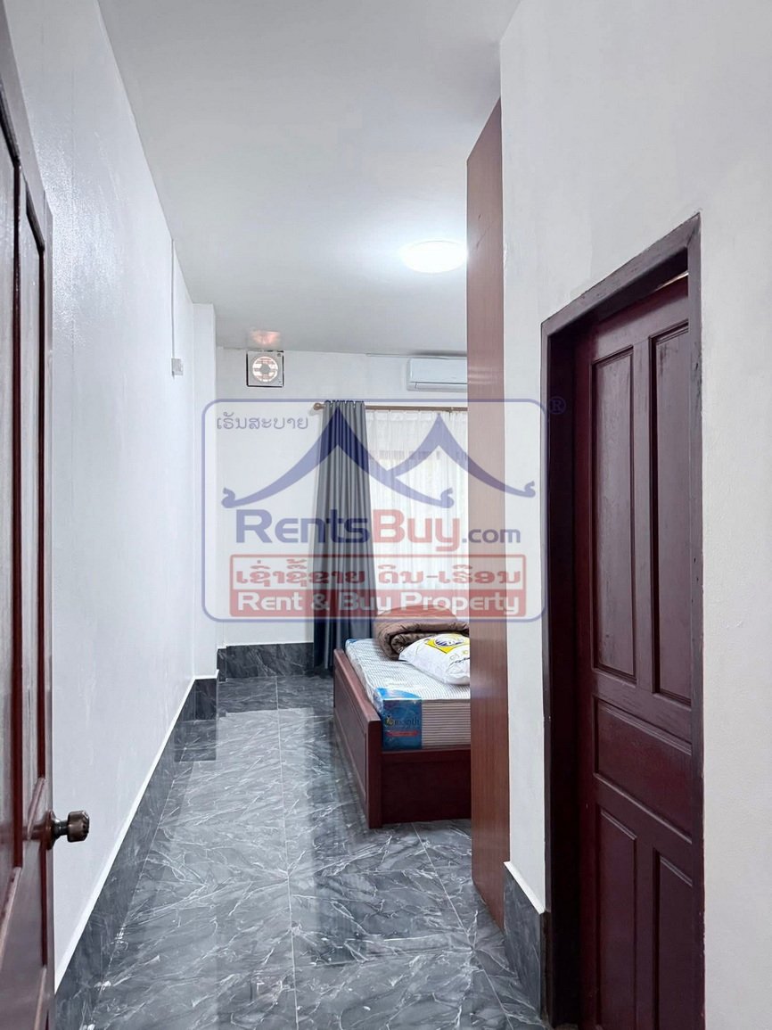 6704-Modern 2-Storey Townhouses for Rent near 150-Bed Hospital, Vientiane Capital – Fully Furnished, Ready to Move In | USD 850/month