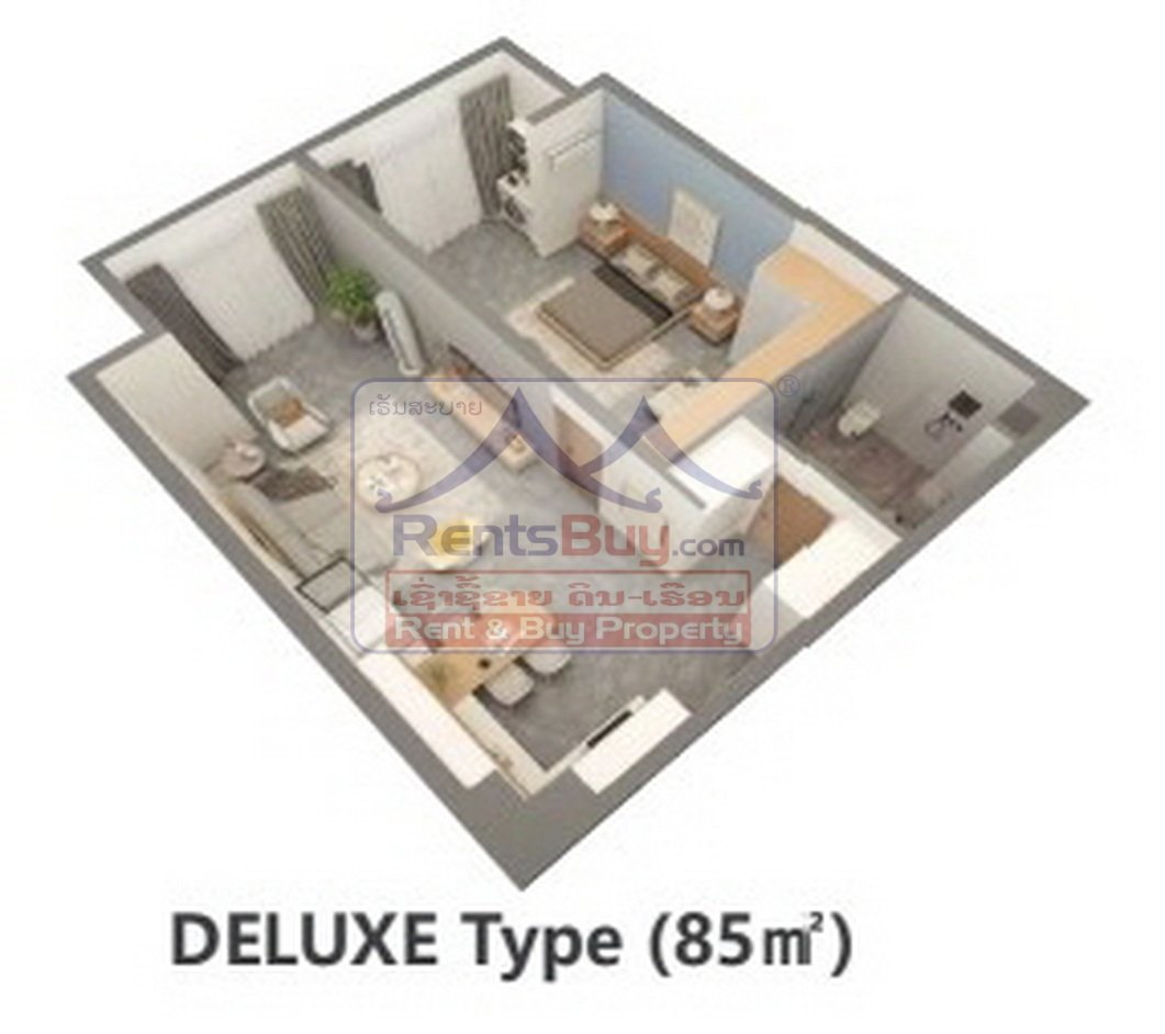 6677-Stylish High-Rise Condo with Mekong Views – Near Landmark Hotel