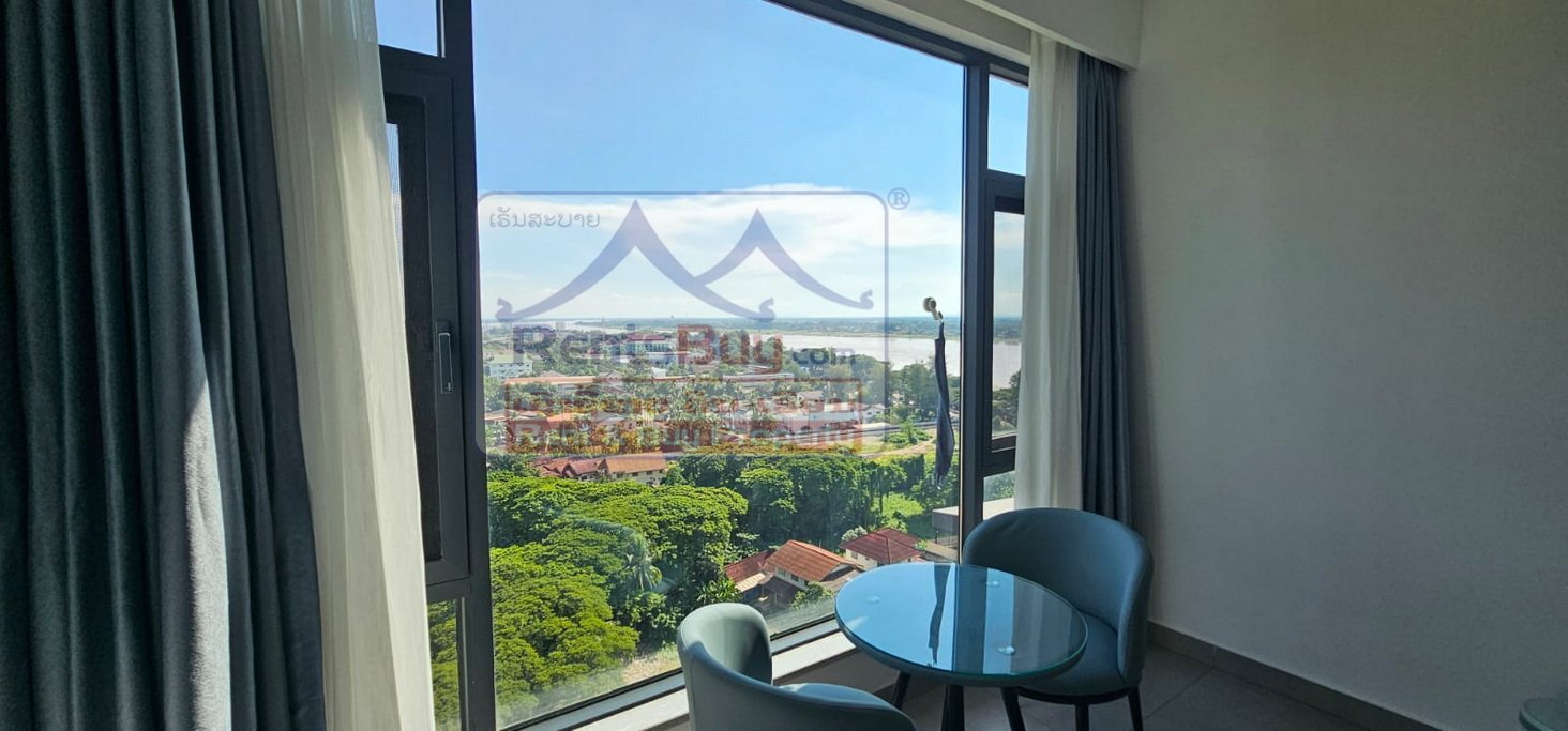 6677-Stylish High-Rise Condo with Mekong Views – Near Landmark Hotel