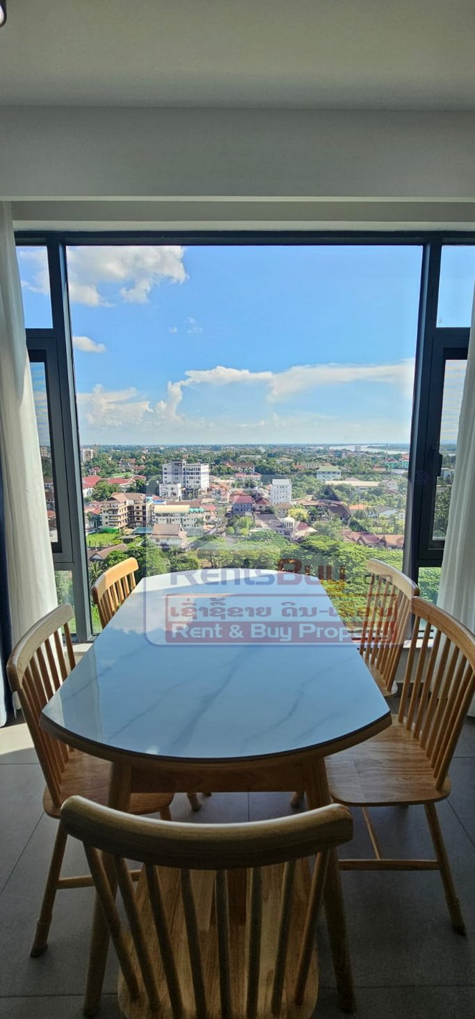 6677-Stylish High-Rise Condo with Mekong Views – Near Landmark Hotel