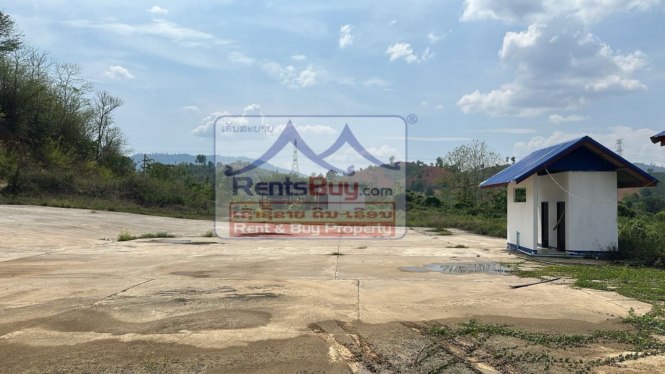 bussinessforrent03 6683-Strategic Business Property with Factory & Living Quarters – Paklai, Xayabouly | $1,000/Month