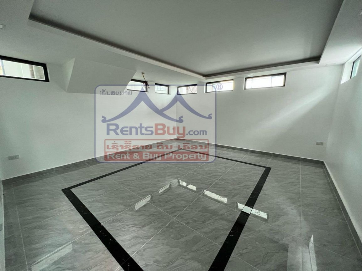 houseforrent02 6653-Modern 2-Story Villa with Guesthouse & Gym – Prime Vientiane Location