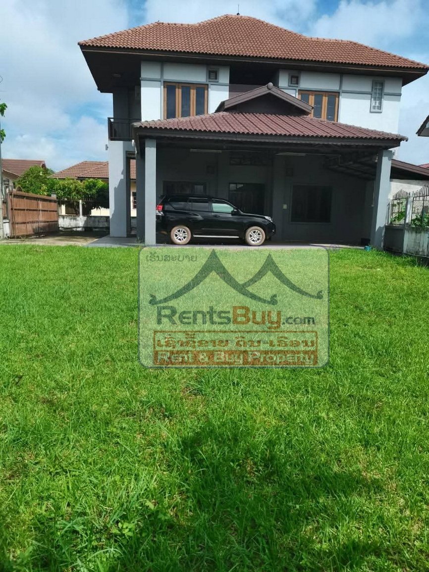 houseforrent02 6699-Spacious 4-Bedroom House for Rent Near 103 Hospital and WFP, Vientiane