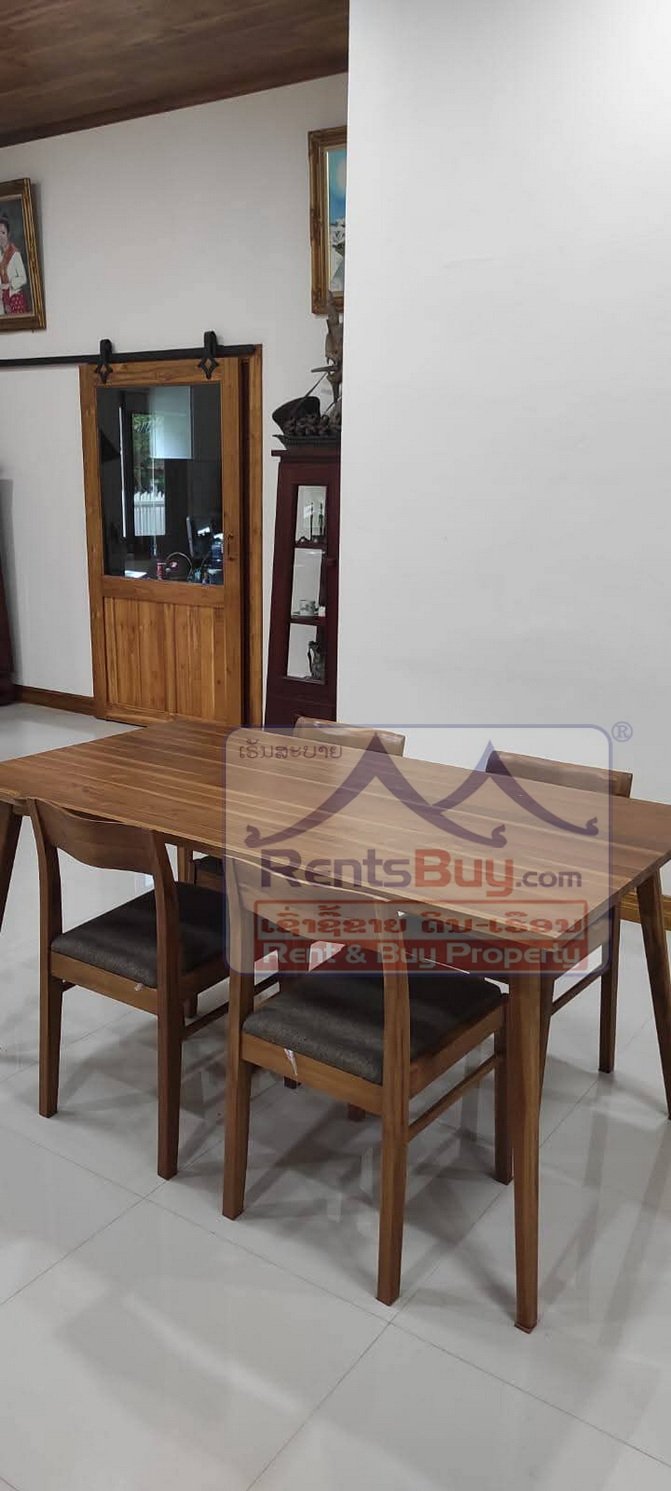 6676-Fully Furnished Villa for Rent in Prime Community Area – Near 150-Bed Hospital, Big C, and Chokthavy