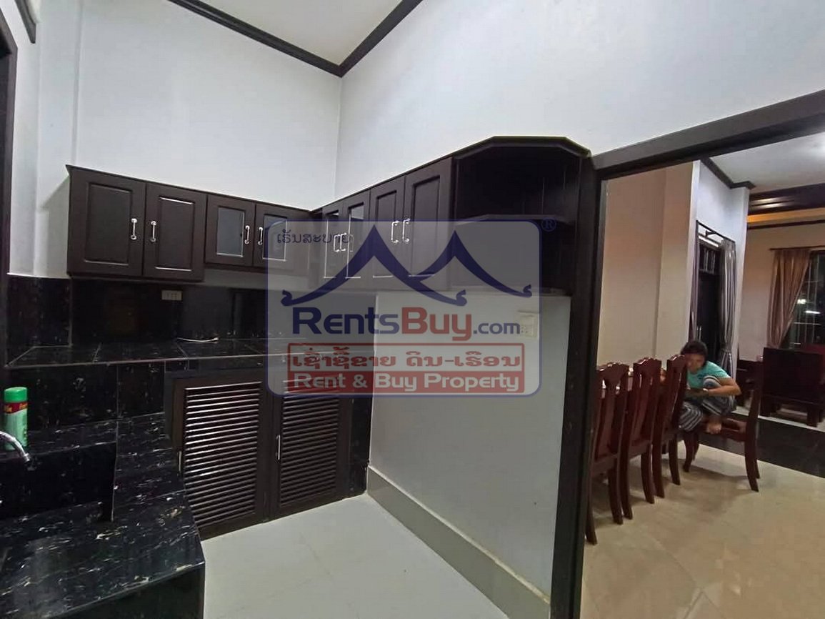 houseforrent03 6699-Spacious 4-Bedroom House for Rent Near 103 Hospital and WFP, Vientiane