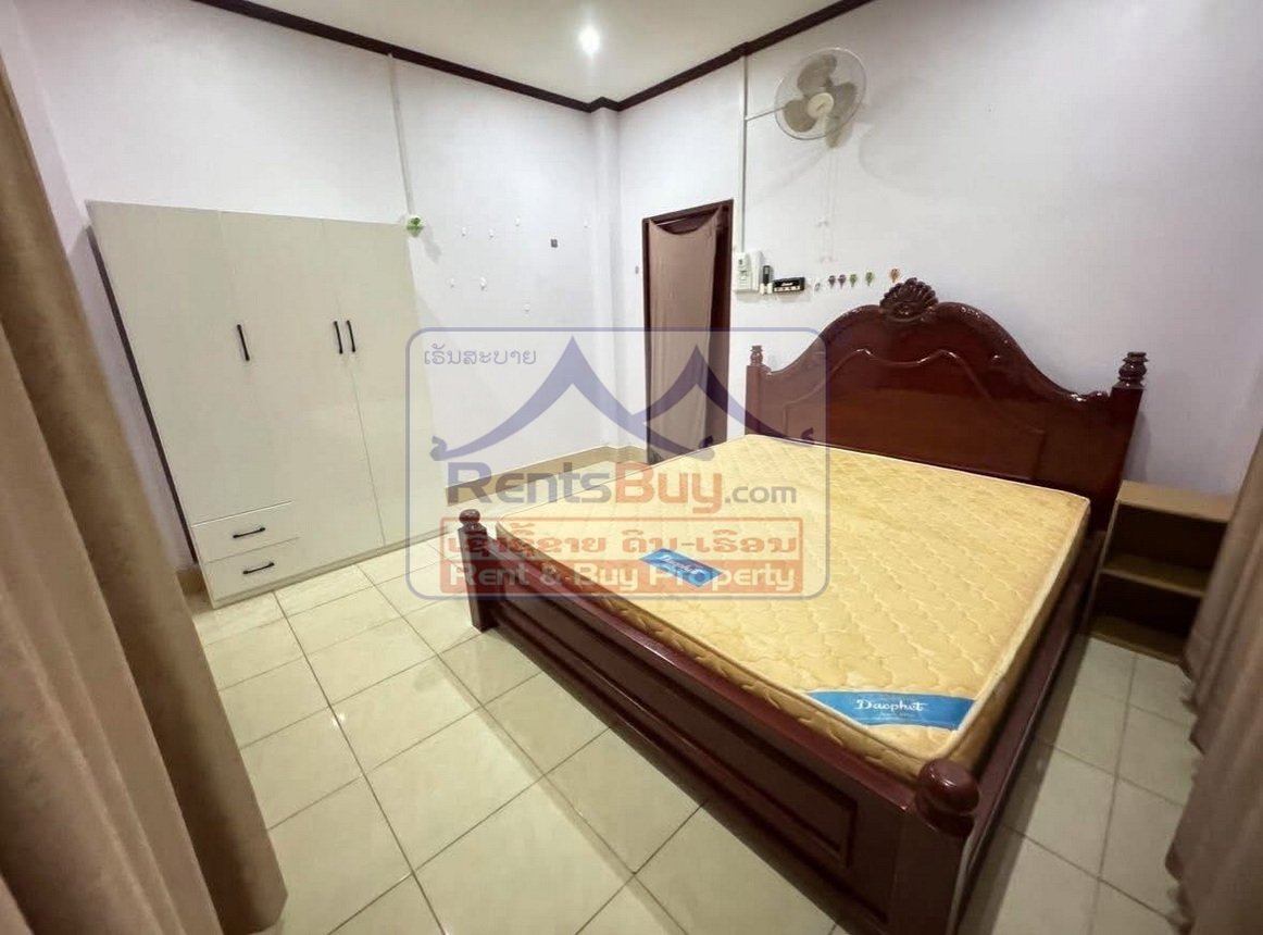 houseforrent05 6714-Fully Furnished 3-Bedroom House for Rent Near Latthasavong Hotel and View Mall, Vientiane