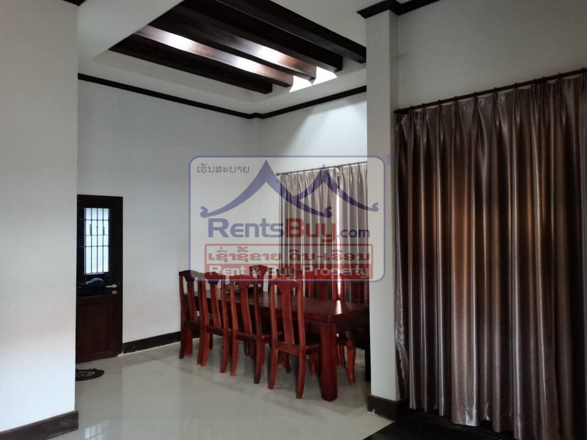 houseforrent06 6699-Spacious 4-Bedroom House for Rent Near 103 Hospital and WFP, Vientiane