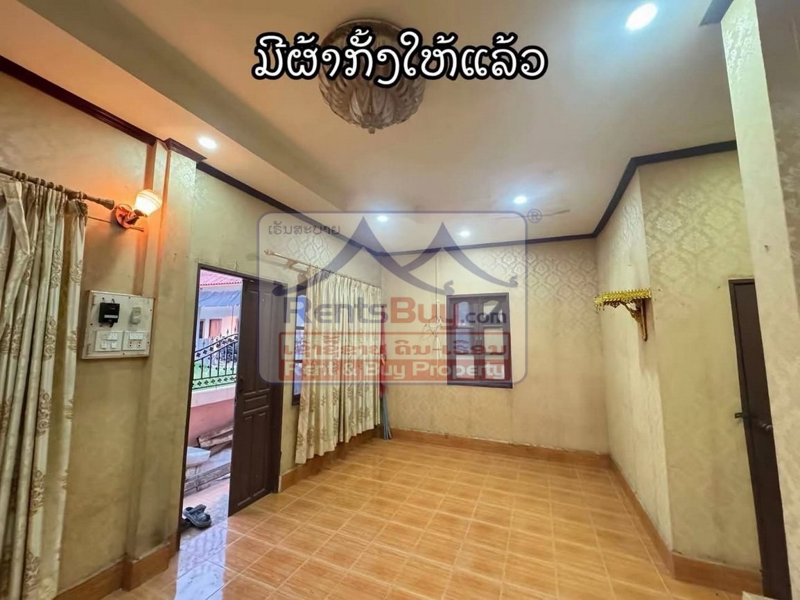 6695-Comfortable 2-Bedroom House for Rent in Nongtha Village, Chanthabuly District