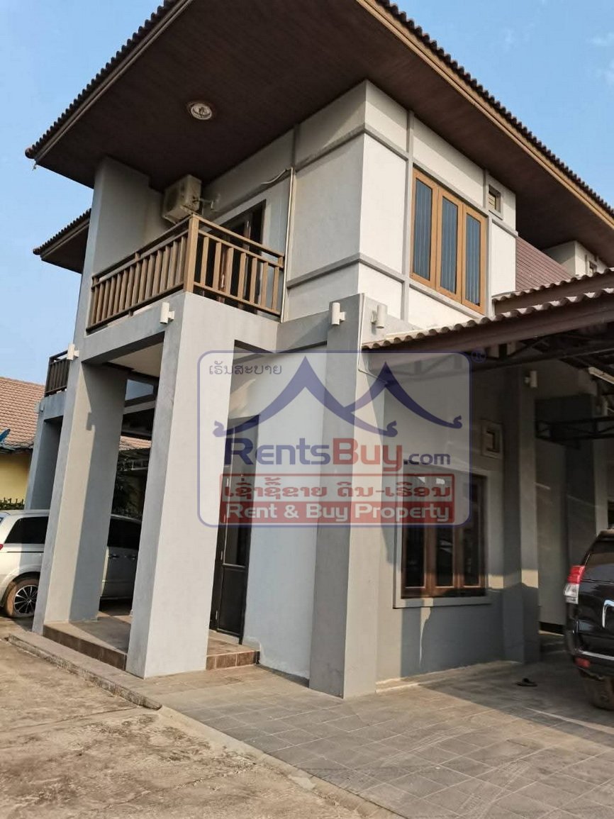 houseforrent07 6699-Spacious 4-Bedroom House for Rent Near 103 Hospital and WFP, Vientiane