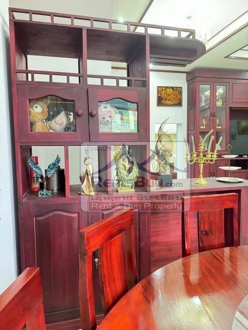 houseforrent07 6714-Fully Furnished 3-Bedroom House for Rent Near Latthasavong Hotel and View Mall, Vientiane