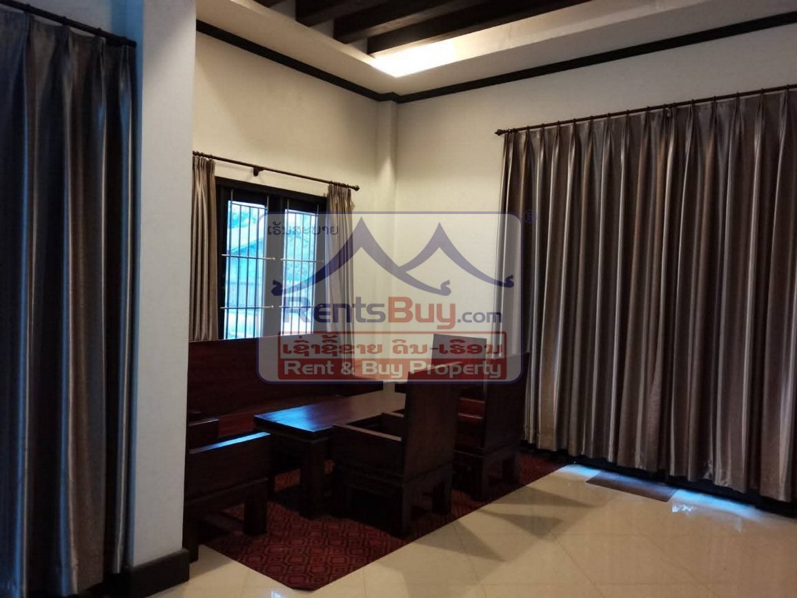 houseforrent08 6699-Spacious 4-Bedroom House for Rent Near 103 Hospital and WFP, Vientiane