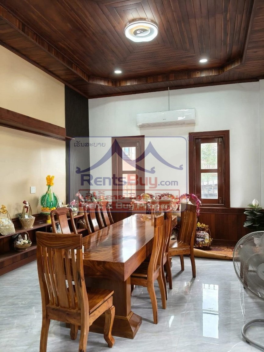 houseforrent08 6716-Fully Furnished House for Rent – Near the National Convention Hall, Xaysetha District, Vientiane Capital