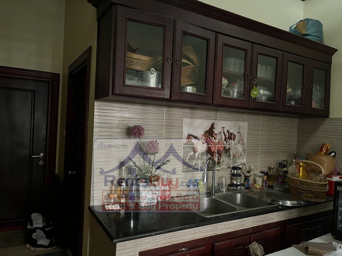 houseforrent09 6675-Spacious 6-Bedroom Lao-Style Modern Home for Rent Near CrowPlaza – $2,500/month