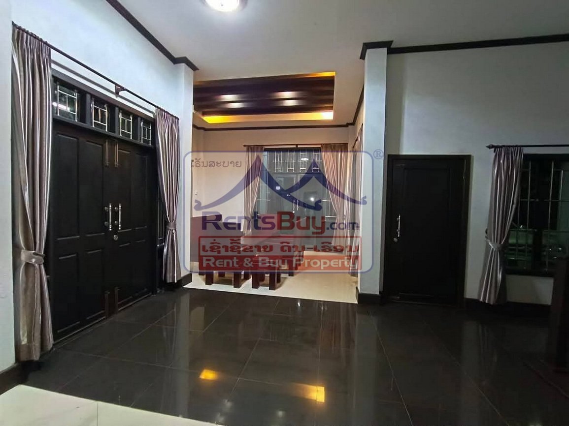 houseforrent09 6699-Spacious 4-Bedroom House for Rent Near 103 Hospital and WFP, Vientiane