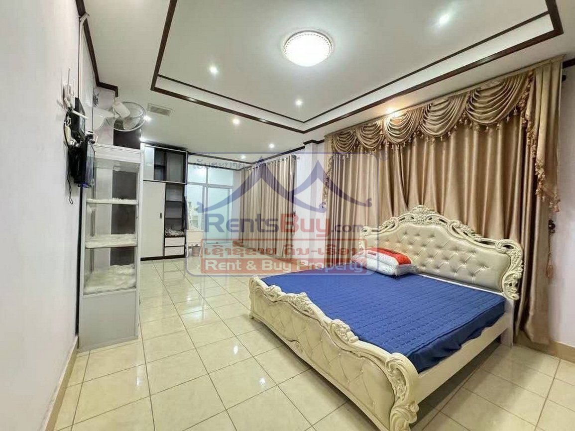 houseforrent09 6714-Fully Furnished 3-Bedroom House for Rent Near Latthasavong Hotel and View Mall, Vientiane