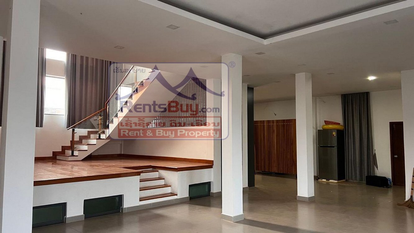 houseforrent16 6653-Modern 2-Story Villa with Guesthouse & Gym – Prime Vientiane Location