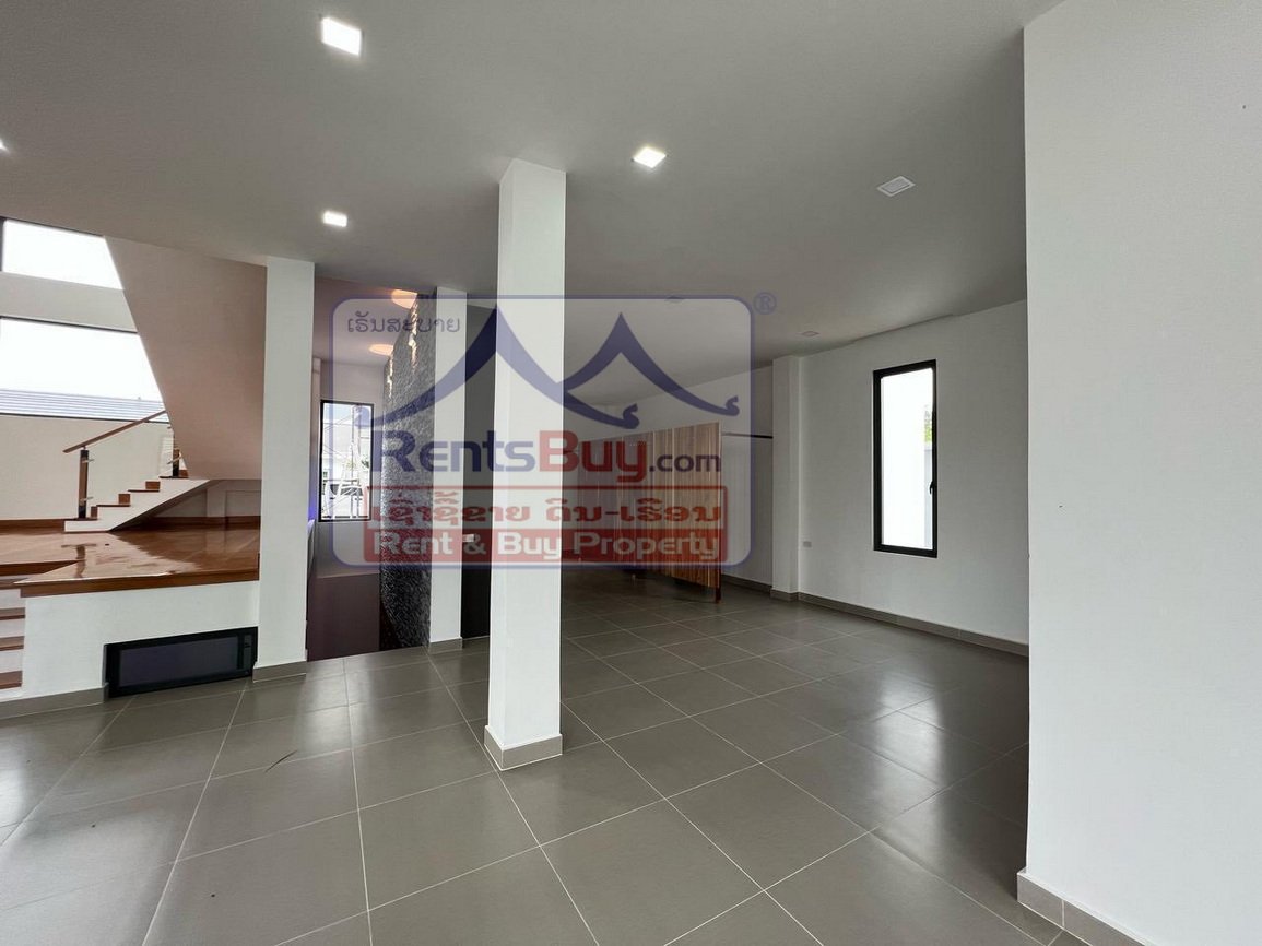 houseforrent18 6653-Modern 2-Story Villa with Guesthouse & Gym – Prime Vientiane Location