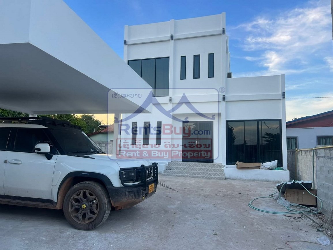 houseforsale05 6697-Charming 3-Bedroom Home for Sale Near Thatluang Lake — Peaceful Living in Xaisettha District