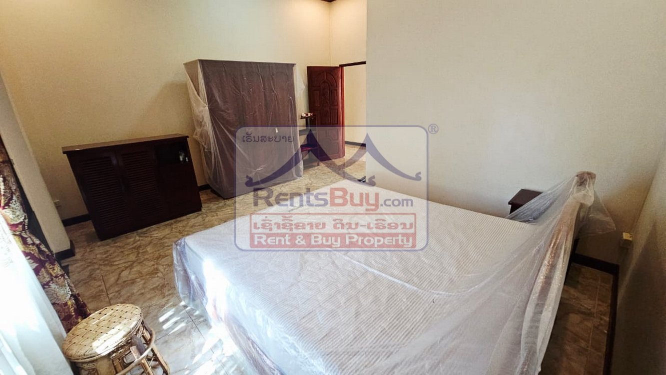 houseforsale08 6691-Well-Maintained 4-Bedroom House on 620 sqm Land – Prime Vientiane Location