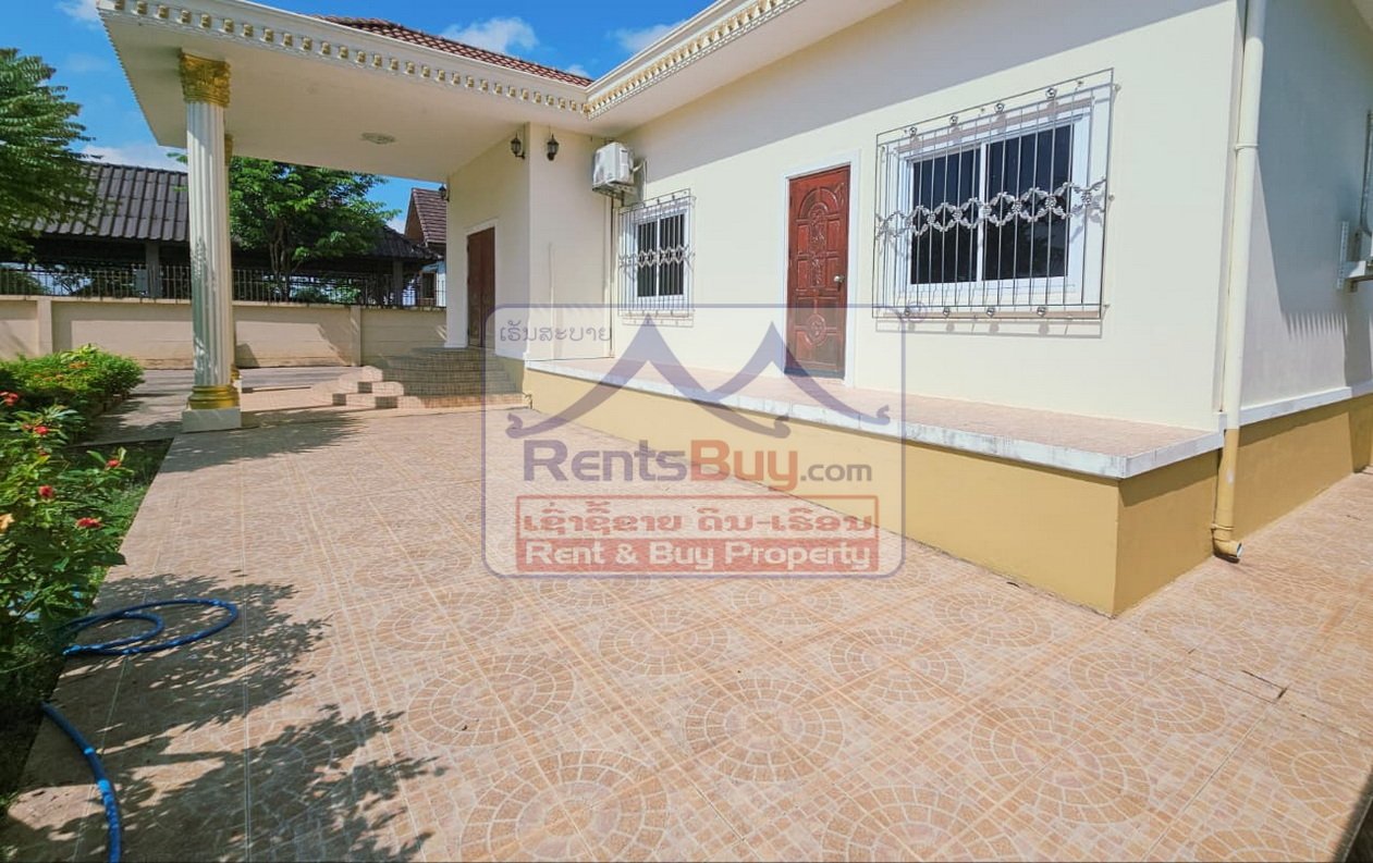 houseforsale11 6691-Well-Maintained 4-Bedroom House on 620 sqm Land – Prime Vientiane Location