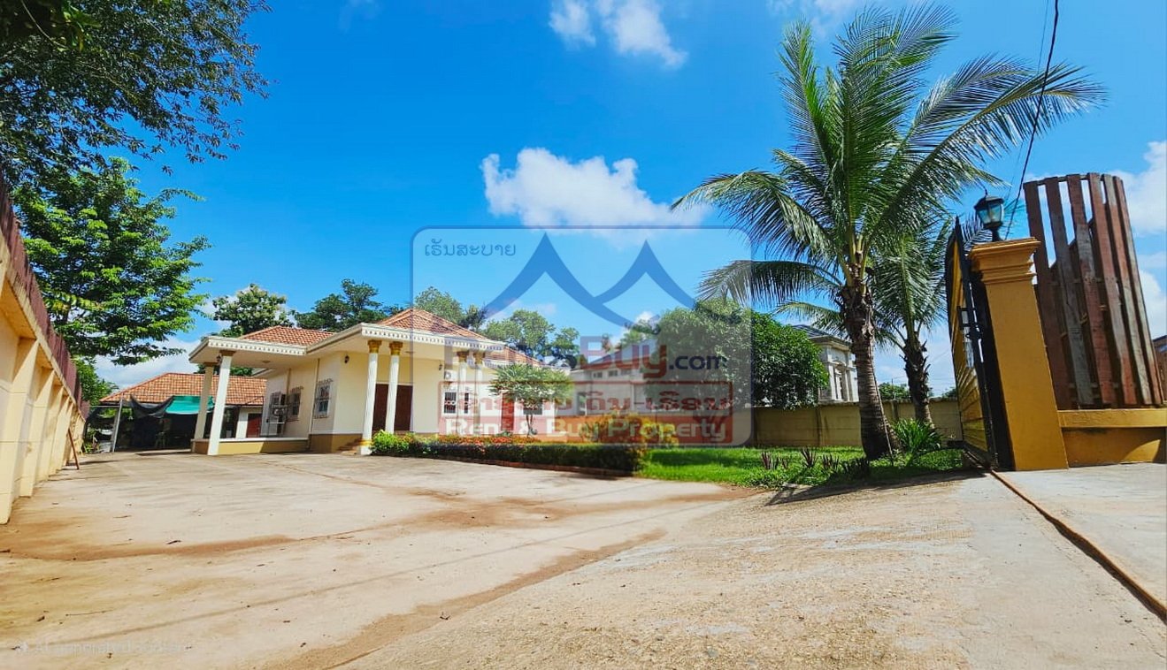 houseforsale14 6691-Well-Maintained 4-Bedroom House on 620 sqm Land – Prime Vientiane Location