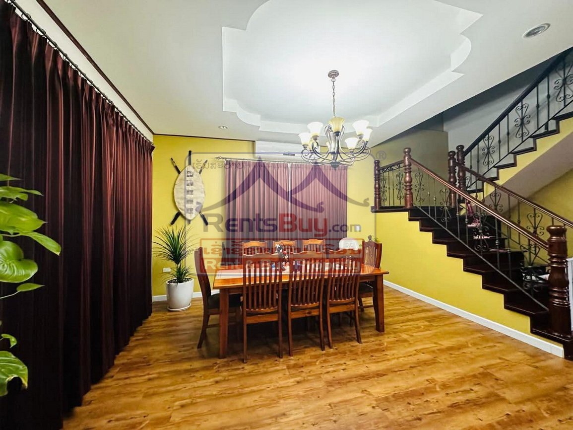 6703-Modern Luxury Villa with Guest House & Pool Near US Embassy – Hadxaifong District, Vientiane