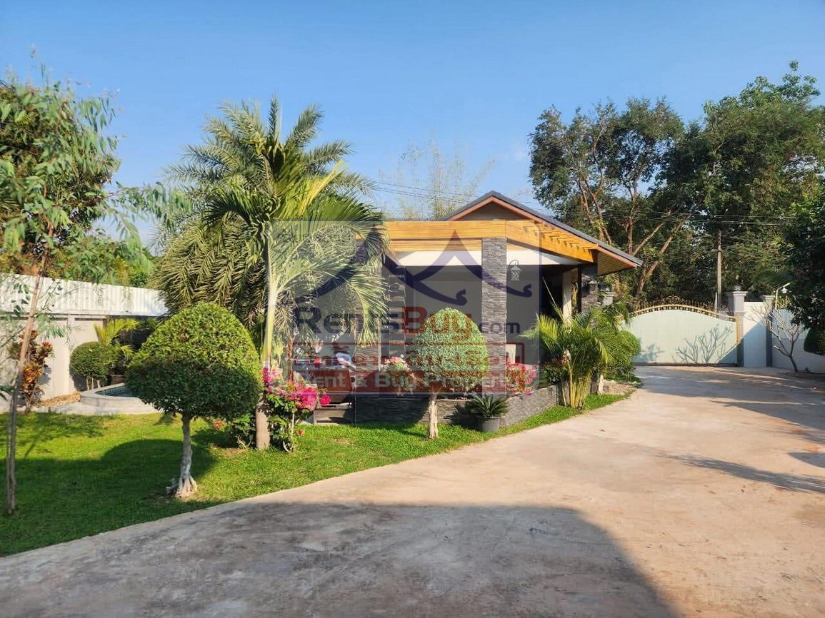 6703-Modern Luxury Villa with Guest House & Pool Near US Embassy – Hadxaifong District, Vientiane