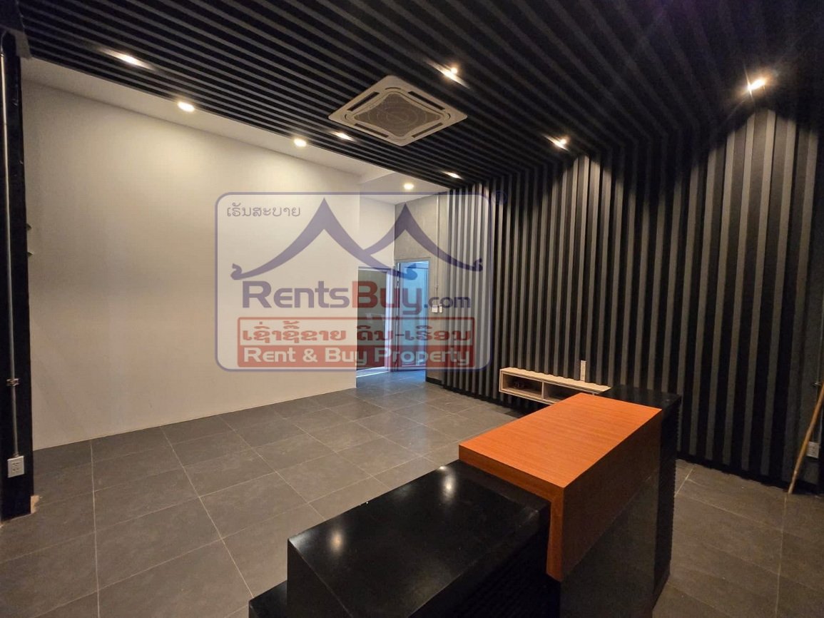 shophouseforrent02 6667-Fully Furnished 3-Storey shophouse for Rent in Vientiane – Prime Location, $4,500/Month