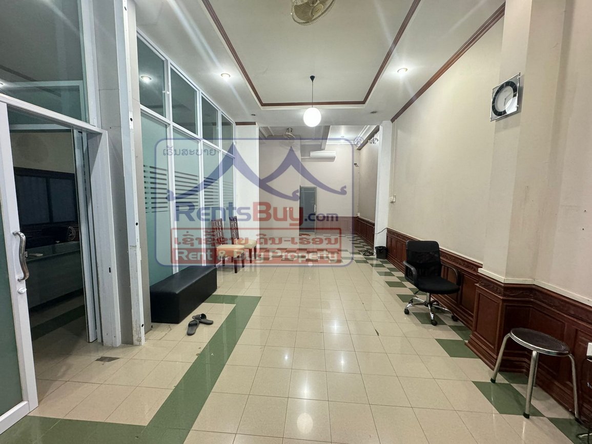 shophouseforrent02 6687-Prime 4-Storey Shophouse for Rent in Vientiane’s Morning Market – Only $3,000/month