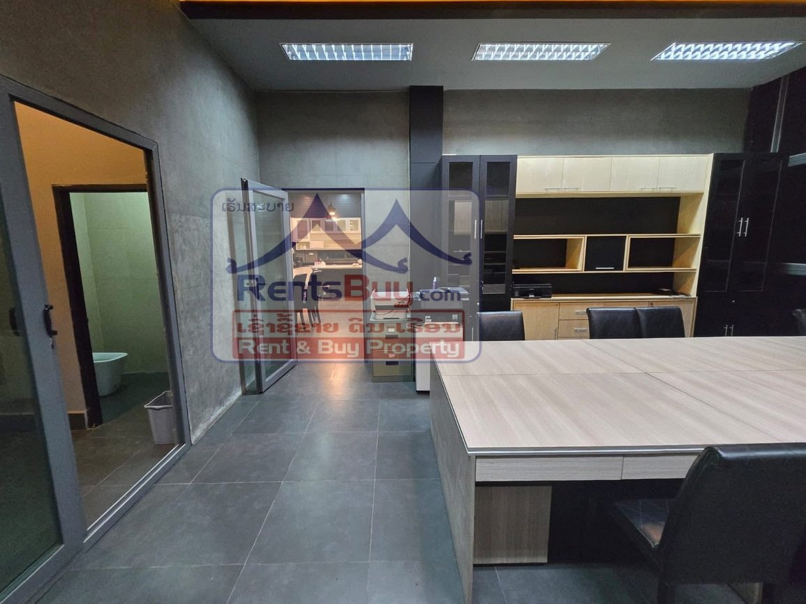 shophouseforrent03 6667-Fully Furnished 3-Storey shophouse for Rent in Vientiane – Prime Location, $4,500/Month