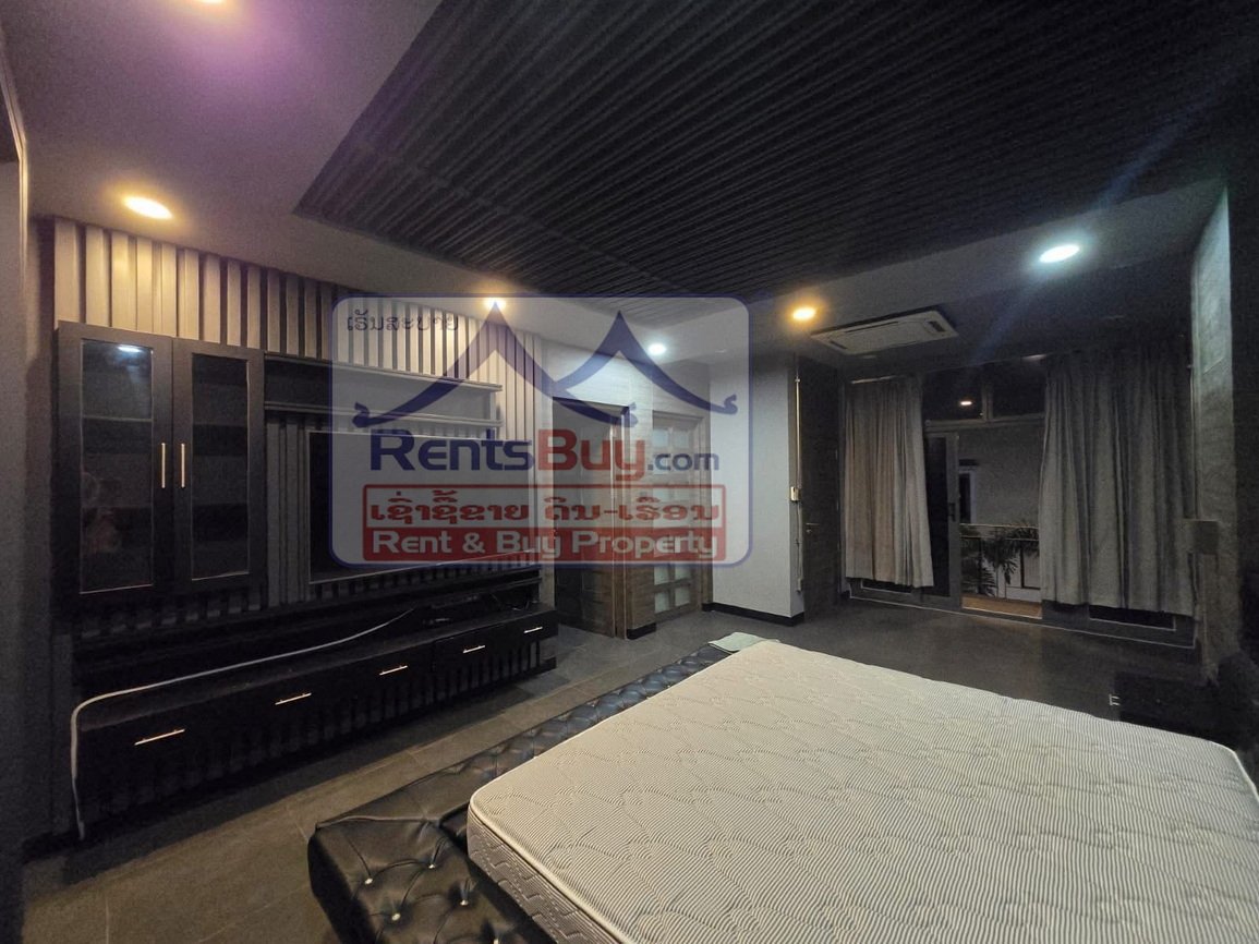 shophouseforrent04 6667-Fully Furnished 3-Storey shophouse for Rent in Vientiane – Prime Location, $4,500/Month