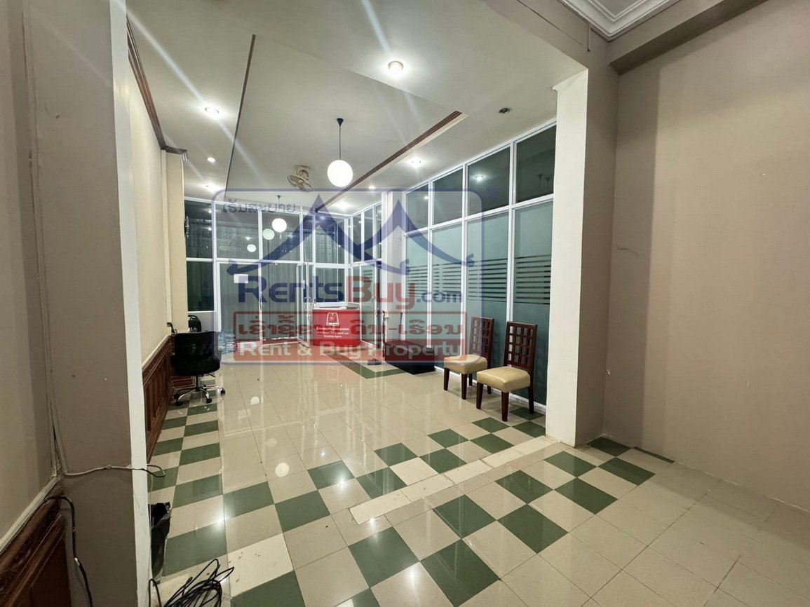 shophouseforrent06 6687-Prime 4-Storey Shophouse for Rent in Vientiane’s Morning Market – Only $3,000/month