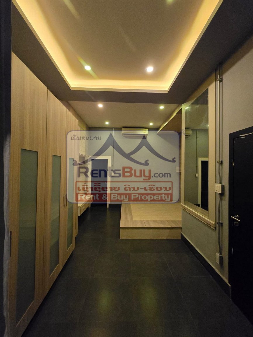 shophouseforrent10 6667-Fully Furnished 3-Storey shophouse for Rent in Vientiane – Prime Location, $4,500/Month
