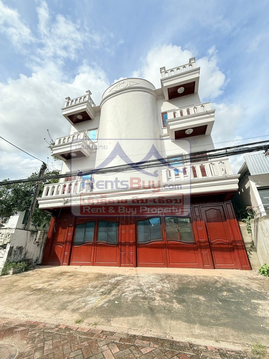 shophouseforrent12 6659-Versatile 3-Story Shophouse in Prime Vat Simeuang – Ideal for Office, Guesthouse, or Mixed Use